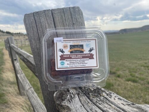 QR code with Gluten-Free Prairie logo and 'Scan Me' prompt.